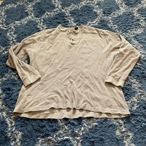 ThumsUP Large Thermal Gray Henley